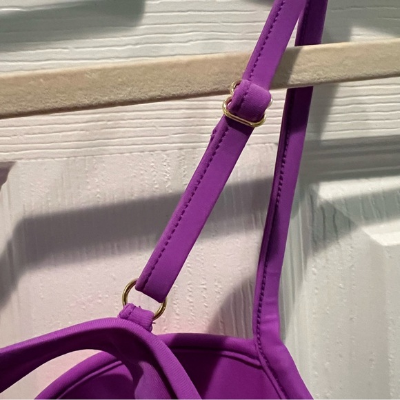 93 Play Street NWOT Retro Confetti Sadie Bikini TOP Size M - Picture 8 of 11